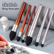 Artist Blending Pen Washable Sketch Rubbing Sponge Brush Pen Reusable Drawing Detail Processing Lightening Highlight Detail Tool