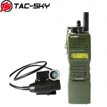 TAC-SKY ein/prc152 152a Militär radio Walkie-Talkie Modell Harris Virtual Case Dummy taktisches Headset ptt 6 Pin u94 ptt
