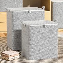 1pc Haushalt große Kapazität Aufbewahrung tasche Vlies material, Schrank Kleider schrank Organizer kann für Quilt Kleidung, Spielzeug verwendet werden