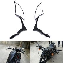 Blade-Espejos cromados de aluminio para motocicleta, retrovisores para manillar de ciclomotor de 8mm y 10mm, para Honda VTX1300C Fury VT13CX VT1300CX