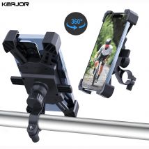 Telefonhalter Fahrrad 360° °   Drehbarer universeller Fahrrad-Telefonhalter für 4,7–7,2 Zoll große Handy-Ständer, stoßfeste Fahrrad-Telefonunterstützung
