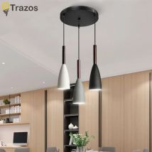 Lampadario da ristorante creativo nordico tre moderno semplice Macaron Home sala da pranzo Bar Cafe Table Lighting