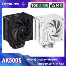 DeepCool AK500S Display digitale CPU Cooler 5 tubi di calore TDP 240W Raffreddamento ATX PC Radiatore per LGA1700/1200 115X AM4 AM5