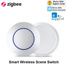 Ewelink Zigbee Interruttore Push Scena Interruttore a pulsante Interruttore remoto wireless On Off Controller chiave Interruttore scenario Supporto Assistente domestico