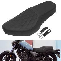 Für Honda Rebel CMX 500 300 CMX300 CMX500 2017-2023 Schwarz Motorrad Fahrer Hinten Passagier Zwei Up sitzkissen PU Leder