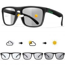 Klassische quadratische photochrome Sonnenbrille für Männer und Frauen, Brille, tägliches Outfit, Outdoor-Sport, Radfahren, Einkaufen, Party, Reisen