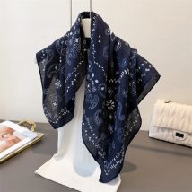 70*70cm Luxus Cashew Quadrat Schals Für Frauen Weiche Fleck Neck Schal Schal Warp Elegante Halstuch Bandanas Paisley drucken Hijab