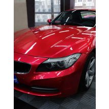 Ultra Glossy Red Metallic Car Vinyl Wrap Film Wrapping Foil Car Sticker Decal For Motor Computer Furniture Auto Graphic
