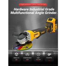 Szlifierka kątowa akumulatorowa Dewalt 125mm DCG405, bezszczotkowa, do cięcia metalu, szlifierka do drewna, kompatybilna z akumulatorami Dewalt 20V