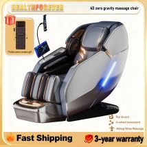 4D Massage Chair Full Body Daul Core Zero Gravity Sl-Track heating Shiatsu Recliner for Home/Office Full Body Airbag Kneading