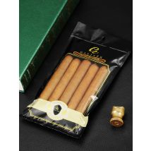 Lubinski & Galiner Travel Cigar Humidor Bag with Built-In Moisturizing Solution Cotton Fit 4 Cigars Humidifier Humidi-ZipBag