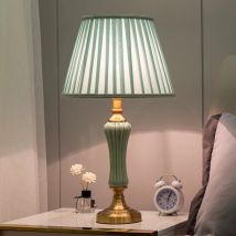 Moderne Hotel Nachttisch lampe Tisch Keramik Licht Nordic Ins Stoff Schreibtisch Licht Haushalt Foyer Wohnzimmer Nachttisch Arbeits zimmer Schreibtisch lampe