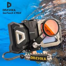 DIVEVOLK Seatouch 4 Max plus Wodoszczelne etui do nurkowania z uchwytem na telefon do iPhone 16/17 Huawei Samsung Xiaomi, do pływania, fotografii HD