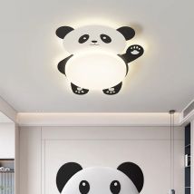 Camera dei bambini Cute Panda plafoniere ragazzo camera da letto lampada minimalista moderna Baby Room Nursery plafoniere Panda Pattern Light