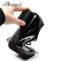 TOP Tanzschuhe, lateinamerikanischer Schuh, modernes Herren-Rindsleder, Zweipunkt-Sohle,