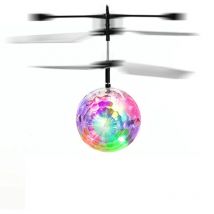 LED Flying Ball Infrared Induction Aircraft Gesture Control Toys Luminous Flight Balls Electronic Colorful Light Mini Helicopter