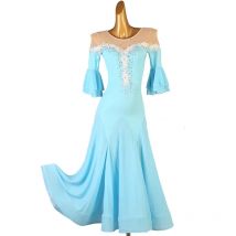 Prom Kleid Moderne Walzer Kleidung Für Mädchen Tanz Sets Frau Kostüm Bühne Praxis Tragen Erwachsene Wettbewerb Volumen Lyrical Anzug Jazz