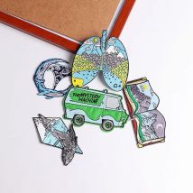 5 teile/los ästhetische Stickerei Patch Eisen auf Patches für Kleidung thermo klebende Patches Kleidung Jacken schmücken Näh zubehör