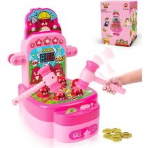 VATOS Whack Game Mole Mini gioco elettronico 2 martelli martellanti giocattoli per bambini per 3 4 5 6 7 8 anni ragazzi ragazze giocattolo interattivo