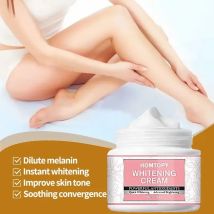 Körperaufhellungscreme, Intimbereiche, Achsel, Knie, Gesäß, privates Bleichmittel, Melanin entfernen, wasserfest, aufhellende, nährende Creme