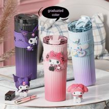 650 ml Kaffeetasse Cartoon Thermoskanne Tasse Edelstahl Gerade Getränk Schnabeltasse Große Kapazität Handgepäck Tasse Tragbare Vakuum Tasse