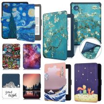 Per Kobo Clara BW / Clara Color 2024 Custodia da 6 pollici Auto Wake Sleep PU Custodia in pelle morbida magnetica Ereader Hoesje N365 N367 Funda