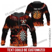 Benutzerdefinierte Name Darts Spieler 3D Gedruckt männer zipper hoodie herbst Unisex Casual zipped Kapuze Pullover Für Darts Liebhaber Geschenk DK581