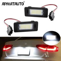2PCS Auto No Error Canbus Led Numero di Licenza Luci Della Targa Lampadina Per Audi A1 A4 B8 A5 S5 A6 S6 A7 Q5 TT TTS 2D Per VW 6000K Bianco