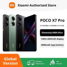 Versione globale POCO X7 Pro 5G Smartphone Dimensity 8400-Ultra 6000mAh Batteria 50MP Fotocamera NFC IP68 1.5K 120Hz