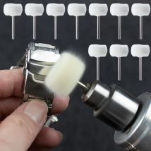 1-10 stücke 3mm Filz schleif schleif kopf Mini-Polier bürste für Dremel Dril Jade Schleif poliers cheibe Schaft Baumwoll faden