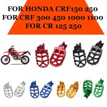 Moto poggiapiedi pedane pedane pedali per HONDA CR125 CR250 CRF 250X300 L 450 150 R CRF250L CRF300L CRF1000L CRF1100L