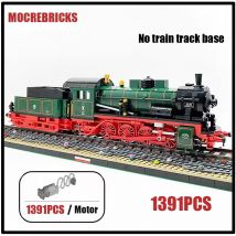 Eisenbahn lange Schiene Gleis Zug prussisch g 8,1 moc Baustein Dampf lokomotive Modell Experte Sammlung zeigen Ziegel Kinderspiel zeug
