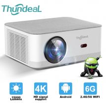 ThundeaL TD92Pro Proiettore nativo 1080P Proiettore Android WIFI 4K TD92 Pro Smart TV Home Theater Gioco Videoproiettore portatile