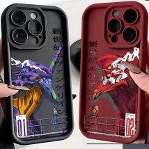 Anime EVA E-Evangelions Phone Case for IPhone 16 15 14 13 12 11 Pro Max Mini XR XS X 7 8 Plus Soft TPU Back Cover