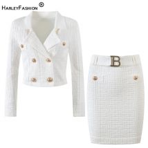 Marke Herbst Frauen Stretch Stricken Zwei Stück Sets Textur Muster Langarm Strickjacke Pullover Tops Schlank Rock Gürtel 2 Farbe Option OL