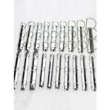 4 Rings A5 210 Binder Clip Silver With Screws Fixings