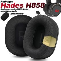 Nauszniki do słuchawek REDRAGON Hades H858, zamienne poduszki na uszy, nauszniki, siatka, pianka z pamięcią kształtu, osłony z proteinowej pianki