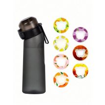 1PC 650ml Air Flavouring Water Bottle With Straw 1pc Random Flavor Pods Leakproof and Portable Sports Water Outdoor Fitness Cup