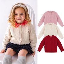 Baby Mädchen Pullover Strickjacke Frühling Herbst Kleinkind Mädchen Strick mantel Bay Kleidung Kleinkind Baby Boy Mädchen Outwear