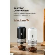 Tragbare elektrische Kaffeemühle TYP C USB Ladung Keramik Schleifkern Home Kaffeebohnen Pulverisierer Mühle