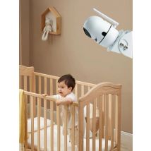 Adjustable Angle Wall-Mounted Bracket with Motorola Baby Monitor, Babysense, Hellobaby, Vava, Arlo and the Most Universal Bracket Hellobaby, Vava, Arlo and Most Universal