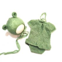 Newborn Photography Props Newborn Hats & Pants Hand-woven