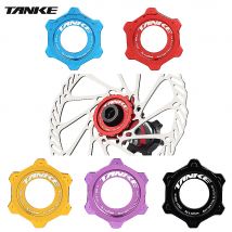 Adattatore TANKE da Center Lock a 6 Fori per Mozzo Bici, in Lega di Alluminio, Conversione Centerlock a 6 Bulloni, 6 Perni, Freno a Disco, Accessori Bici