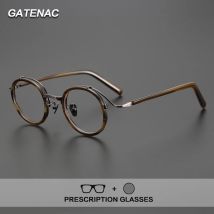 Vintage Acetat Brillen Männer Retro Photochrome Anti Blau Licht Myopie Lesebrille Frauen Luxus Marken Brillen