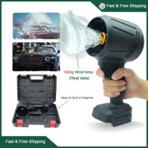 Turbo Jet Fan – Potente ventilatore d'aria con motore brushless da 1900 g per l'asciugatura dell'auto, la rimozione delle foglie e della neve funziona con la batteria Makita 18 V 21 V