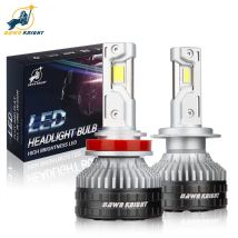 DAWNKNIGHT K9C Pro H7 H4 H11 Lampa Led Większa miedziana rura Światła Led H1 HB3 9005 HB4 9006 12V Do samochodowych żarówek LED do reflektorów