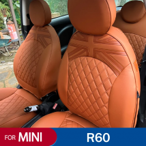 R60 countryman komplettes Set Kissen polster für Autos itz bezüge vorne und hinten für umwelt freundliches Leder zubehör von mini cooper