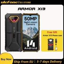 Telefono robusto Ulefone Armor X13 4G Fino a 12 GB + 64G Android 14 6320 mAh 50 MP Fotocamera principale 6,52 "NFC 4G GPS Versione globale Visione notturna