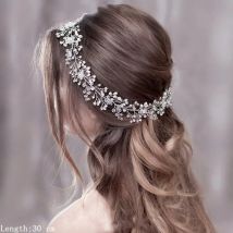 Kristall Perle Haar Rebe Stirnband Haarband für Frauen Strass Braut Hochzeit Haarschmuck Schmuck Rebe Stirnband Tiara Geschenk