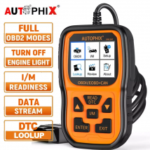 Autophix OM126P Dispositivo diagnostico OBD2 per auto professionale Lettore di errori per scanner per auto Controlla la luce del motore per tutte le auto OBDII dopo